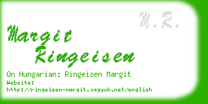 margit ringeisen business card